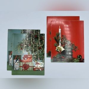 Vintage 20 Christmas Holiday Greeting Cards Natural Color Photographs Kromekote